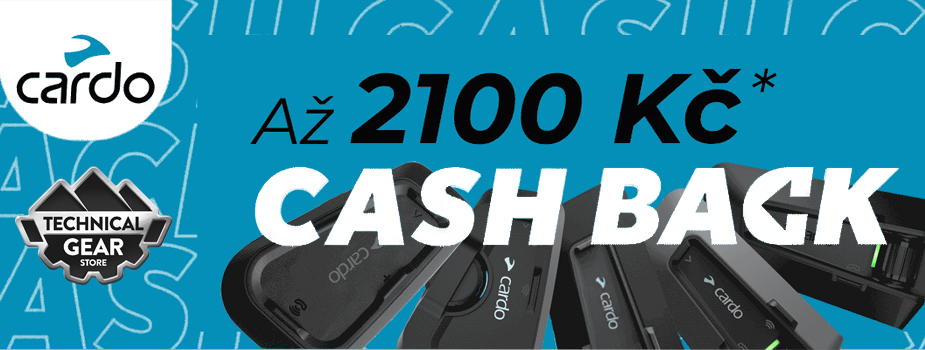 Získejte až 2100Kč zpět při nákupu nového komunikátoru Cardo
