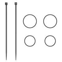 Náhradní hadicové svorky a o-kroužky Quad Lock®