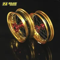 D.Set SM Gold-Red Black Spokes (21)