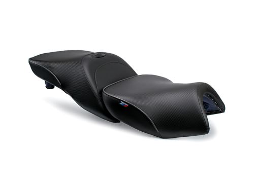 World Sport Performance Seat BMW K1600GT 2011+, K1600 GTL 2011-21, neštandardné čalúnenie, predné sedadlo so štandardnou výškou, zadné sedadlo a integrované vyhrievanie kompatibilné s BMW.