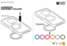 Fioletowy pierścień Quad Lock® MAG (2)