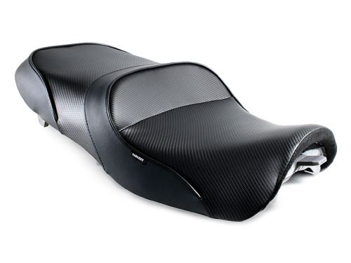 REVolution Seat Kawasaki ZRX1100 / 1200R 99-05, CFX / Black welt, two-up style.