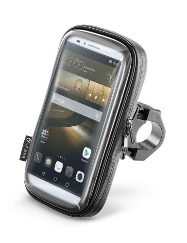 Vodeodolné púzdro Interphone SMART pre telefóny do veľkosti 6,5 ", úchyt na riadidlá, čierne