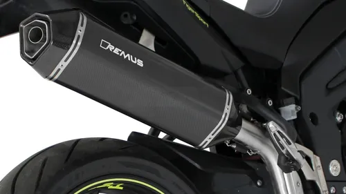 Tlmič výfuku - CARBON + spojovacie potrubie - 054482 916017