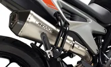 Tlmič výfuku + teplotný štít - MATTE SILVER - RACING - 096583 655218