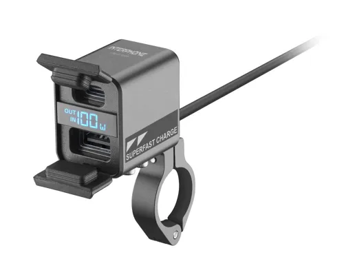 Interphone Charger - USB-C, USB-A s nabíjaním batérie motocykla