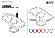 Modrý kroužek Quad Lock® MAG (2)