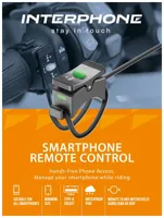 Interphone bezdrátové ovládání smartphonu na řídítka motocyklu (2)